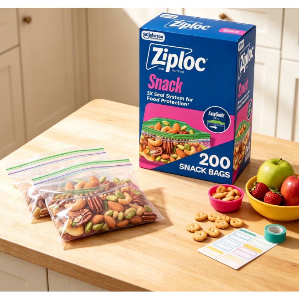 Food Storage Technology - Ziploc ® Sacchetti per snack di
