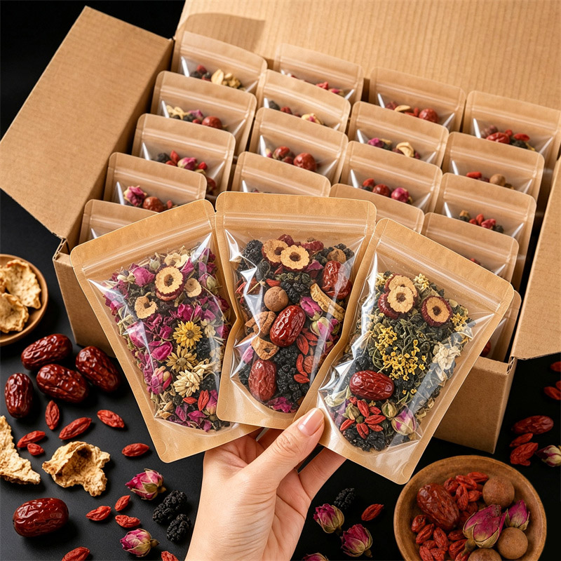 Food Storage Roll Bags - 100 Pezzi Sacchetti Trasparenti in Carta