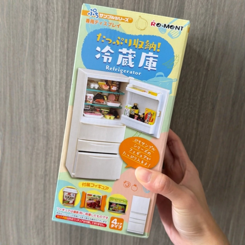 Food Storage Small - Disponibile Re-Ment Mini Frigorifero Congelatore in