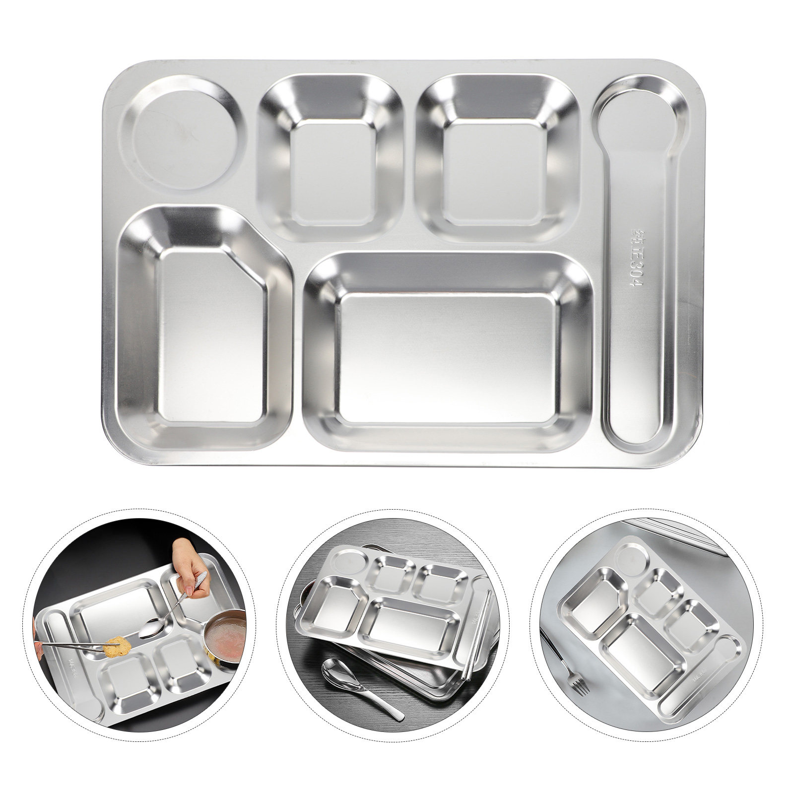 Food Storage Meal Prep - 1 pz Vassoio per Pranzo in