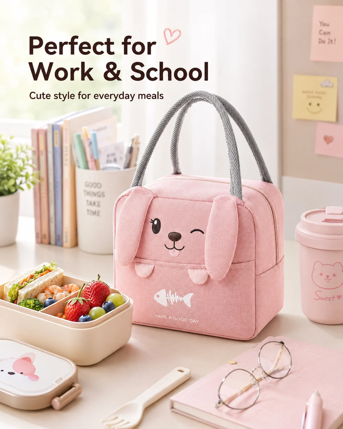 Food Storage Camping - Borsa Termica Portatile a Cartoni Animati,