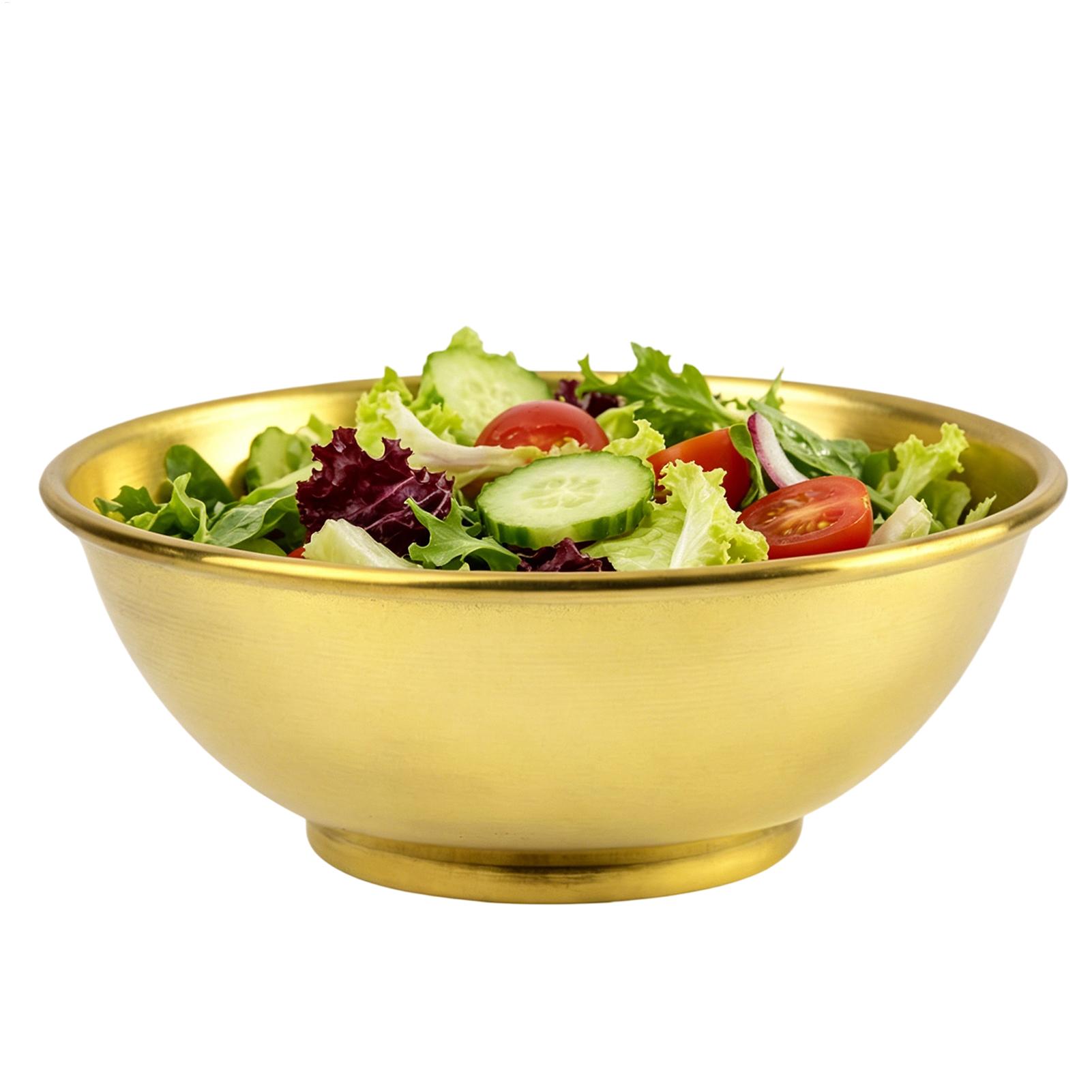 Food Storage Home - Ciotola in Rame Grande per Insalate,