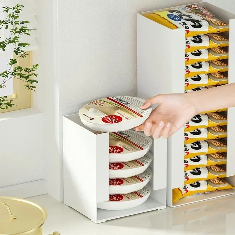 Food Storage In Pantry - Contenitore per Noodle Istantanei, Organizzatore Multifunzionale