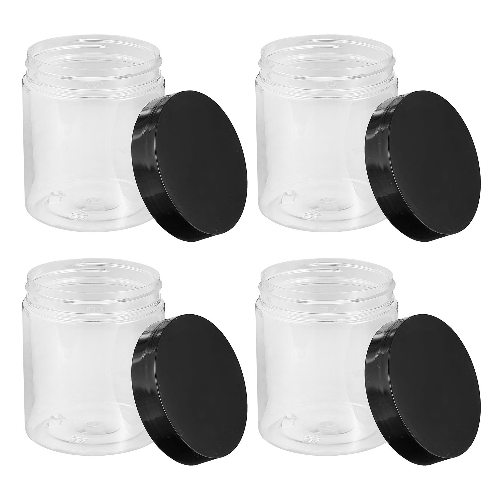 Food Storage In Pantry - 12 Contenitori Trasparenti in Plastica Sigillati