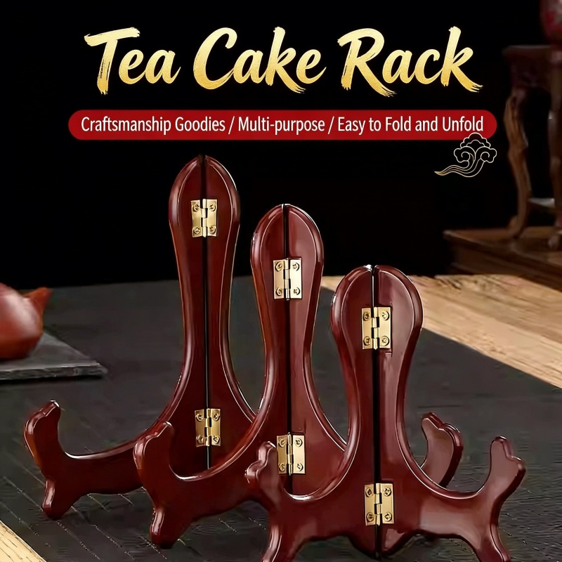 Food Storage Rack - 1pc espositore per piatti in legno
