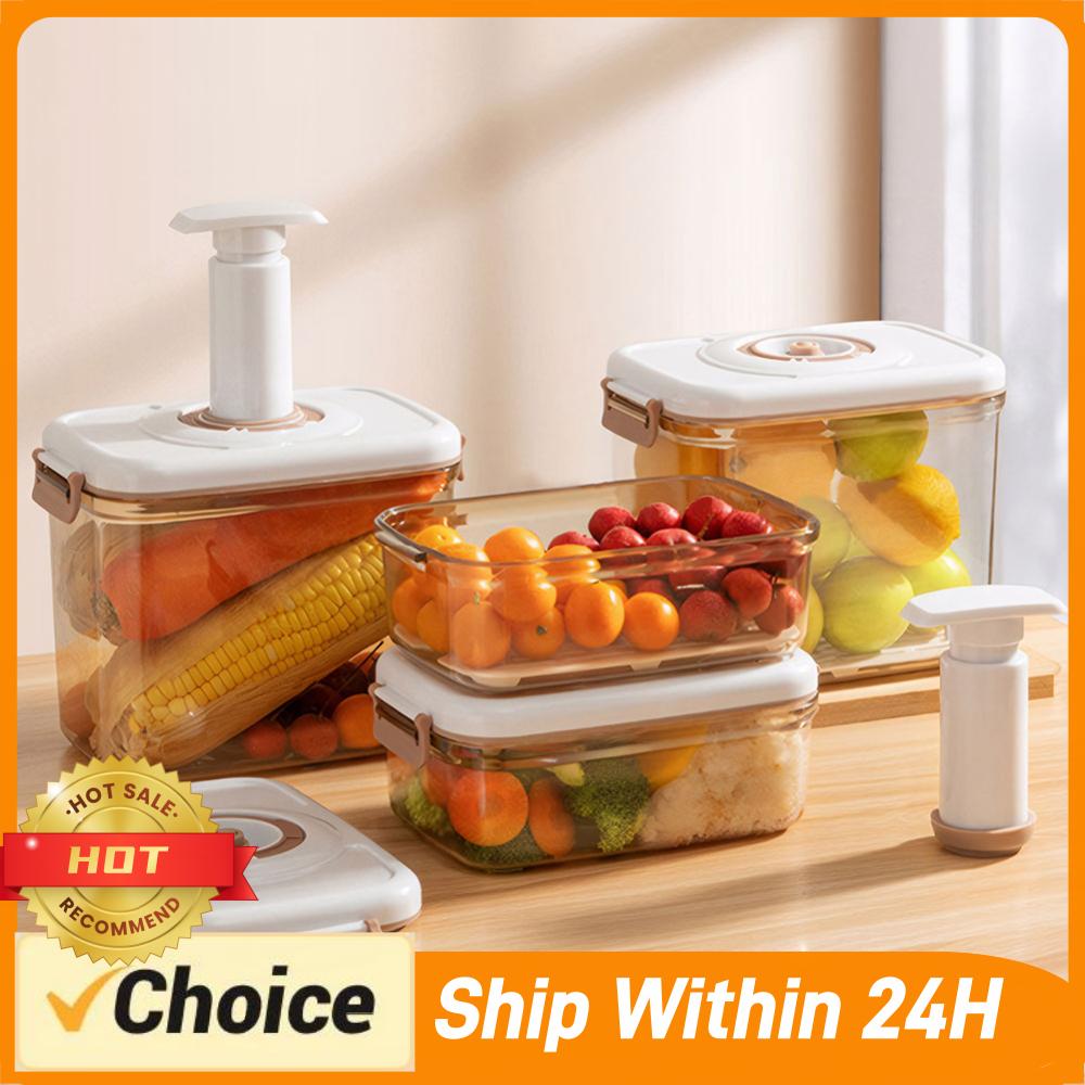 Food Storage Vacuum Pump - Contenitore per Alimenti Sottovuoto con Pompa,