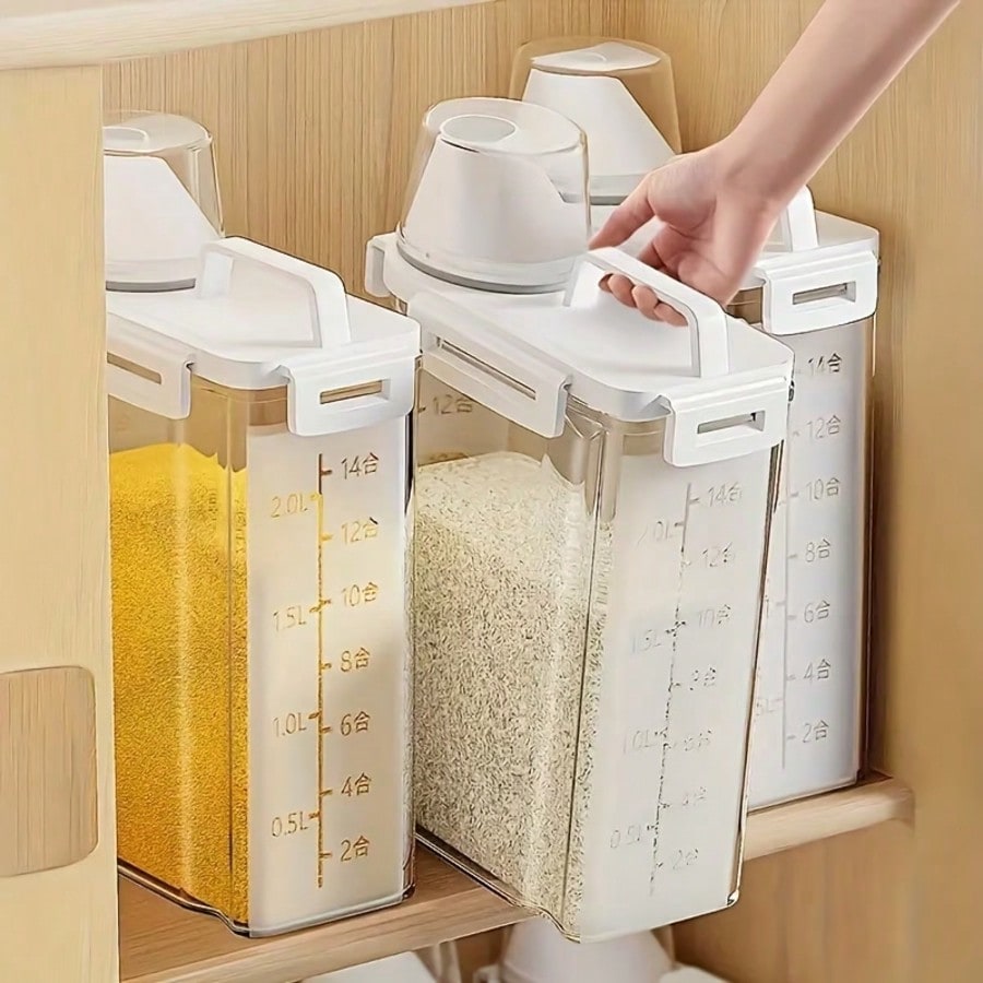 Food Storage In Pantry - 4 contenitori ermetici per conservare il