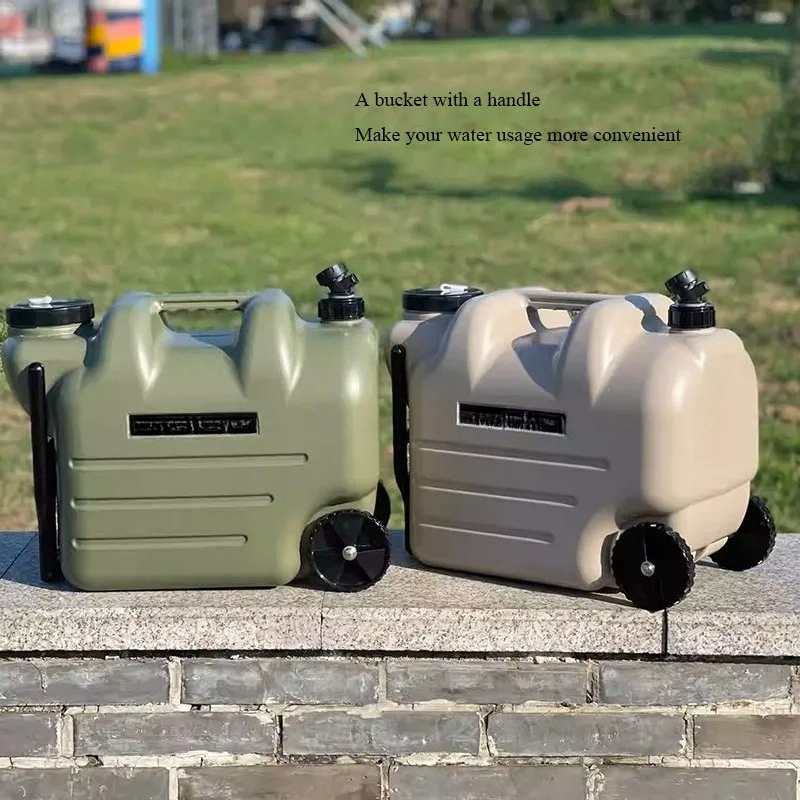 Food Storage With Wheels - Contenitore d'Acqua da Campeggio da 28L,