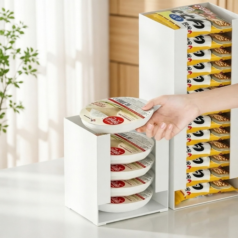 Food Storage In Pantry - Organizzatore da Cucina Impilabile per Tazze