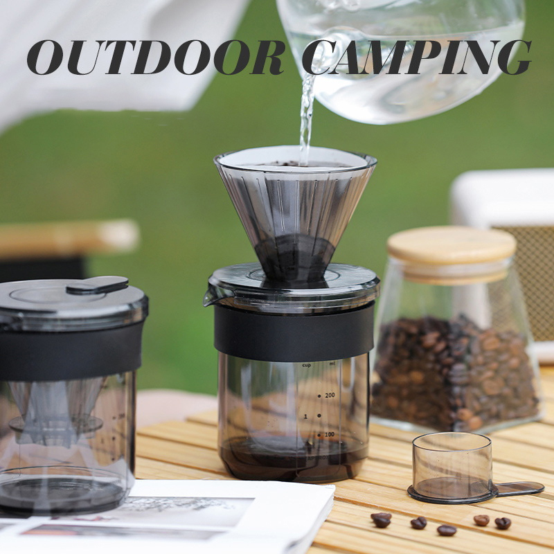 Food Storage Camping - Caffettiera tre in uno preparata a