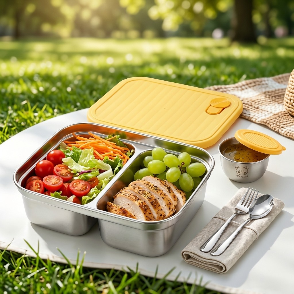 Food Storage Containers B&M - Contenitore per il pranzo in acciaio