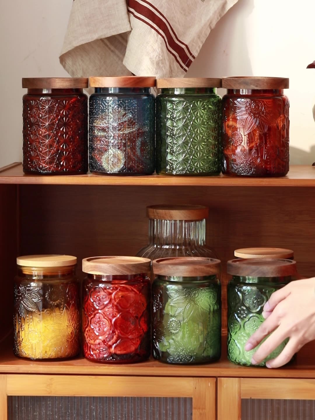 Food Storage In Pantry - Barattolo da cucina in vetro Vintage