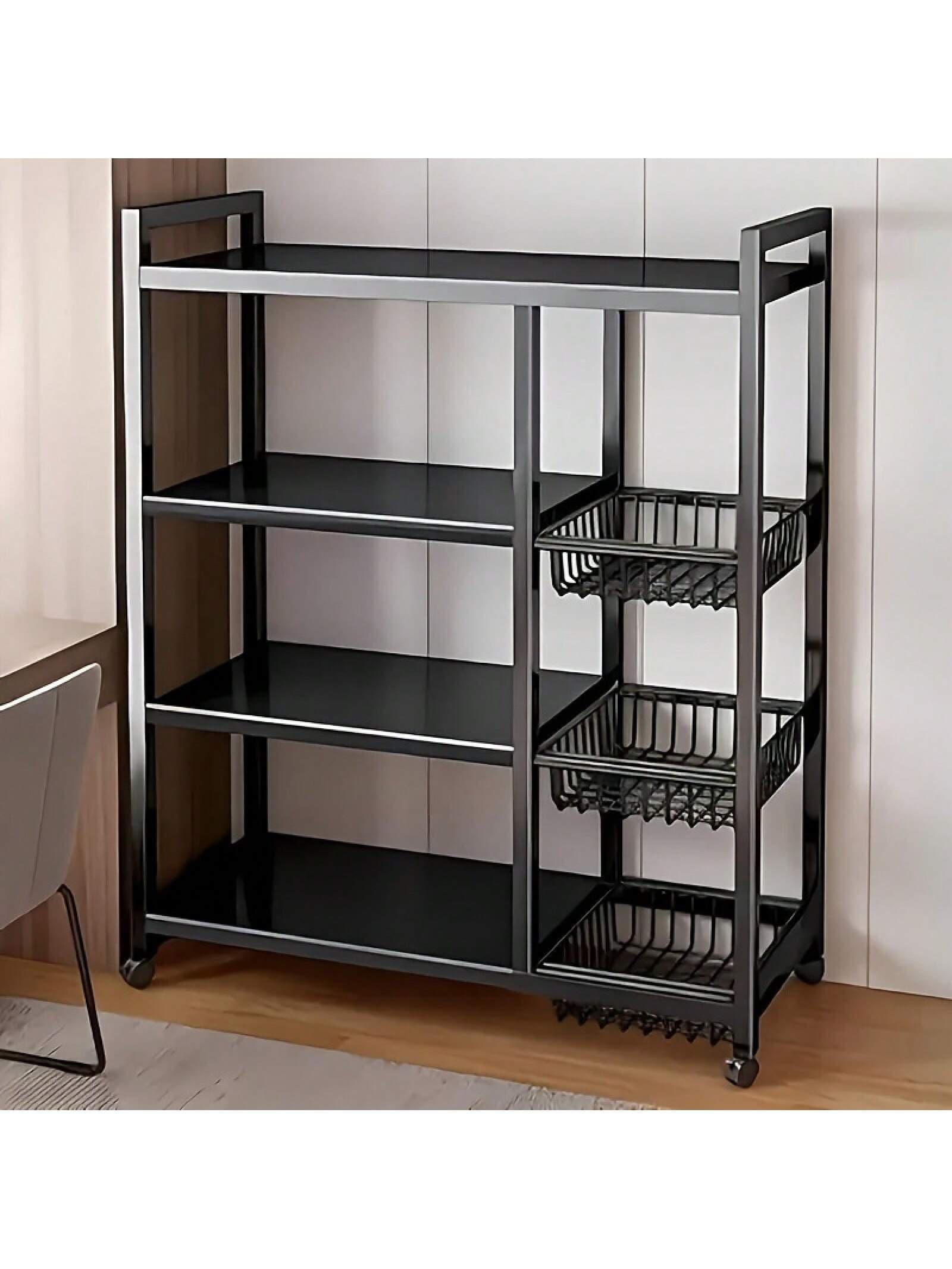 Food Storage With Wheels - Carrello di Stoccaggio in Metallo a