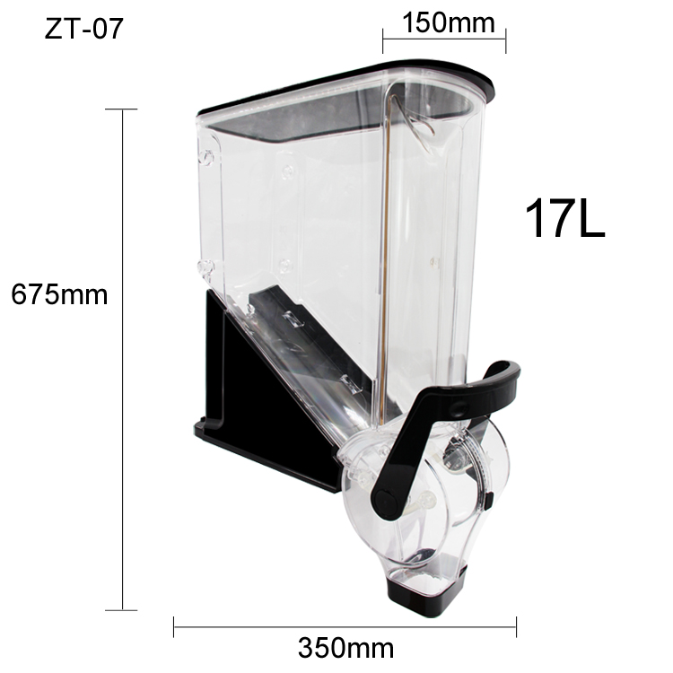 Food Storage Rack - Espositore Commerciale Autoportante in Acrilico per