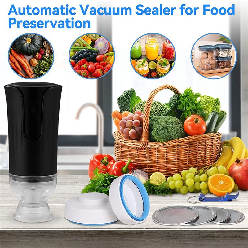 Food Storage Vacuum Pump - A04V Sigillatrice sottovuoto elettrica portatile e