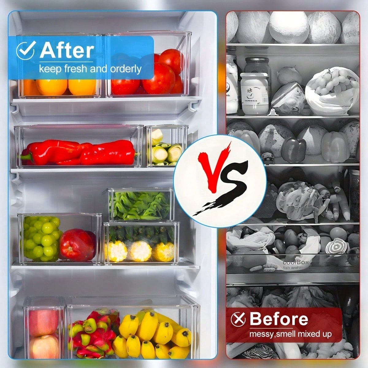 Set di 7/14 Contenitori Impila - Food Storage Cabinet recensione e prezzo