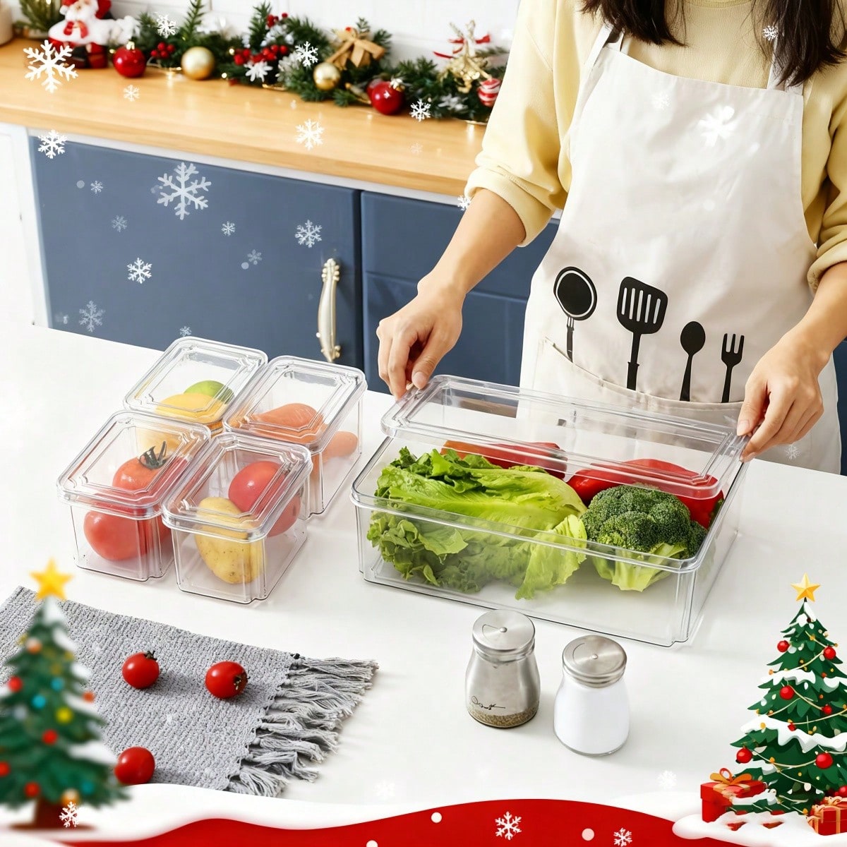 Set di 7/14 Contenitori Impila - Food Storage Cabinet recensione e prezzo