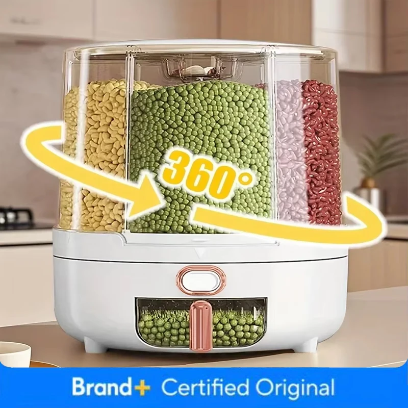 6 scomparti 360 °   Contenitor - Food Storage In Pantry recensione e prezzo