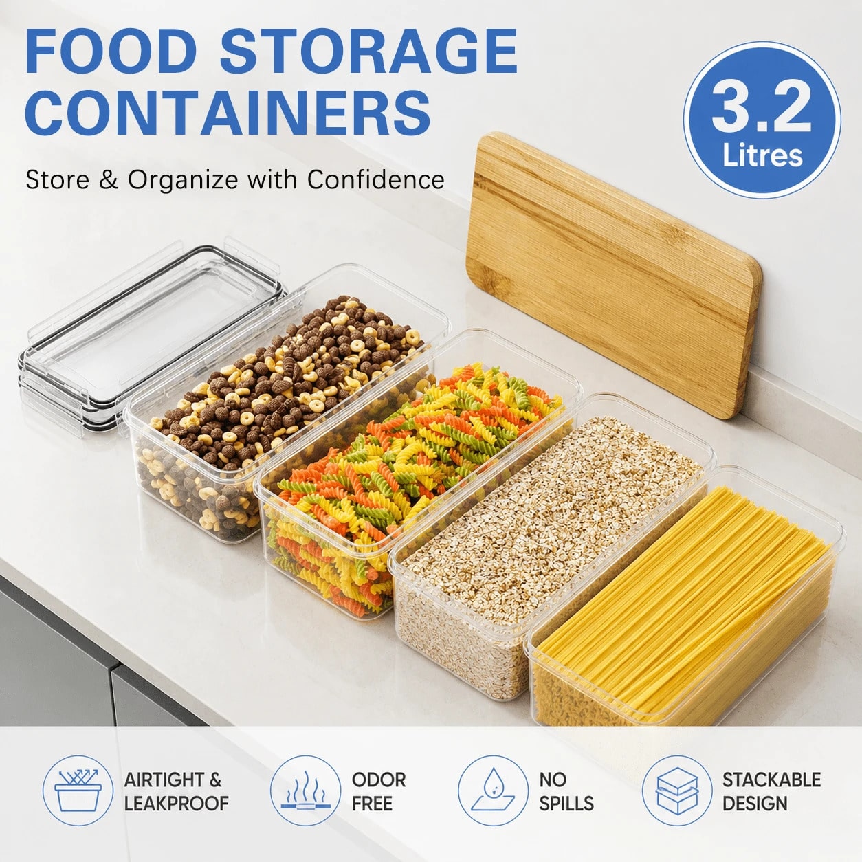 Set di Contenitori Ermetici pe - Food Storage In Pantry recensione e prezzo