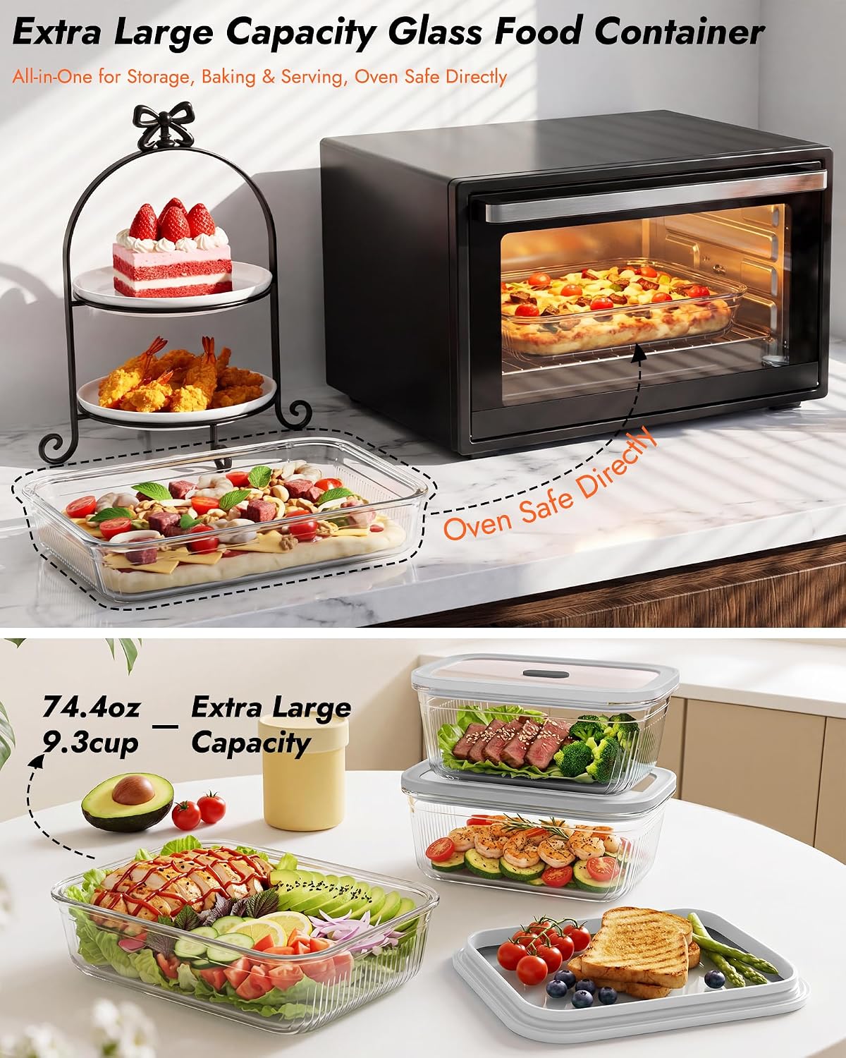 Set di 2 Contenitori per Alime - Food Storage Freezer recensione e prezzo