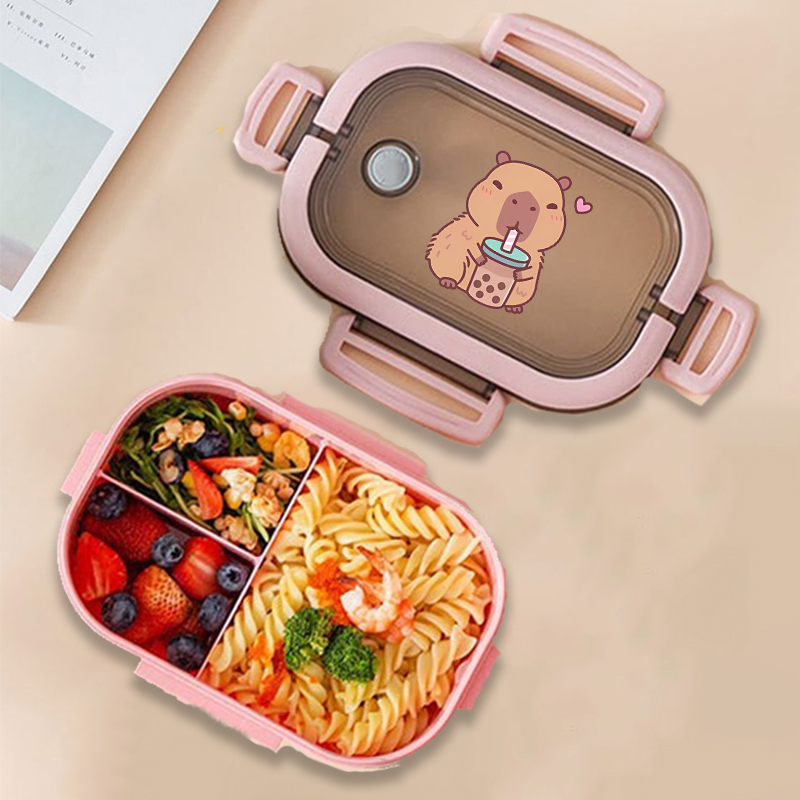 Capybara Bento Lunch Box Anime - Food Storage Containers Set recensione e prezzo