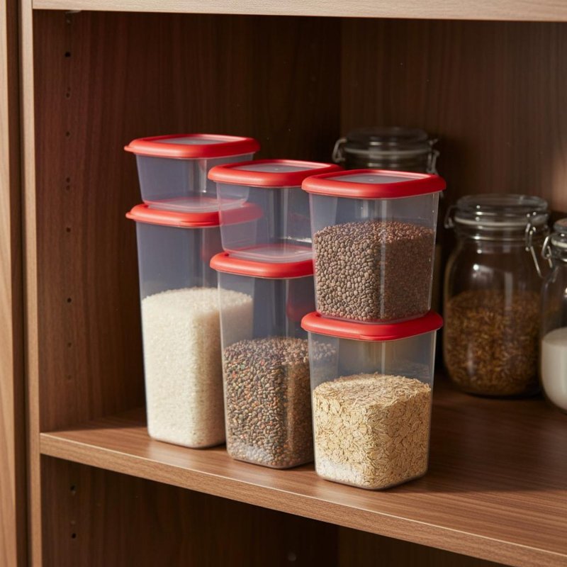 Set di 6 Contenitori Ermetici  - Food Storage In Pantry recensione e prezzo