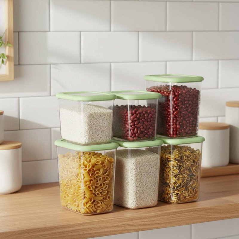 Set di 6 Contenitori Ermetici  - Food Storage In Pantry recensione e prezzo