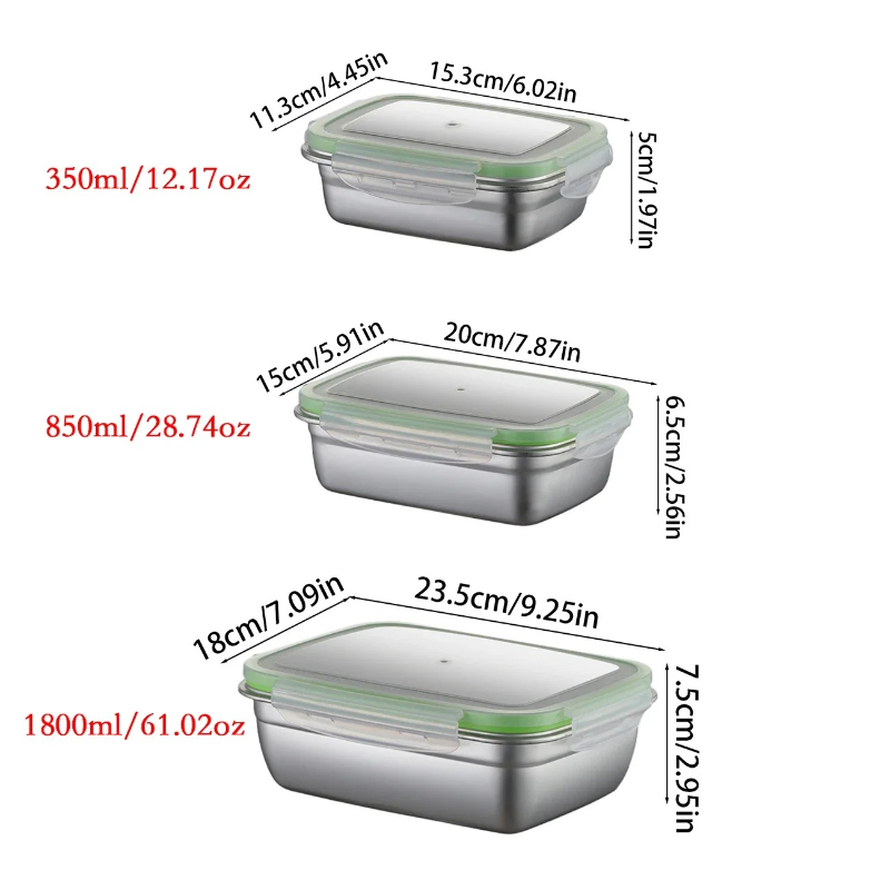 Set di scatole per il pranzo i - Food Storage Containers Set recensione e prezzo