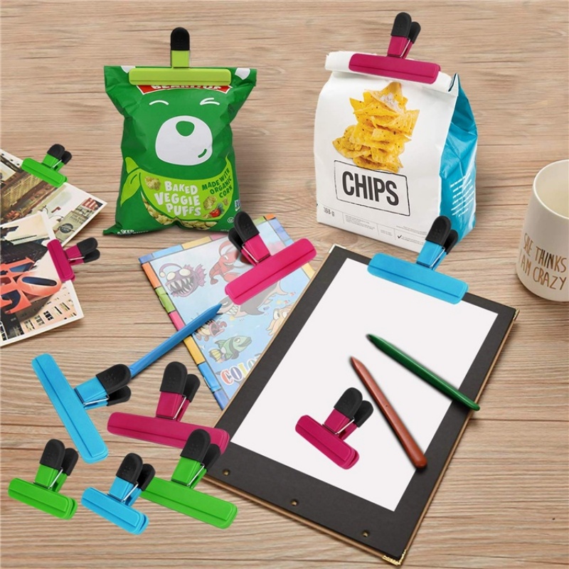 3-12PCS Clip di tenuta multius - Food Storage Roll Bags recensione e prezzo