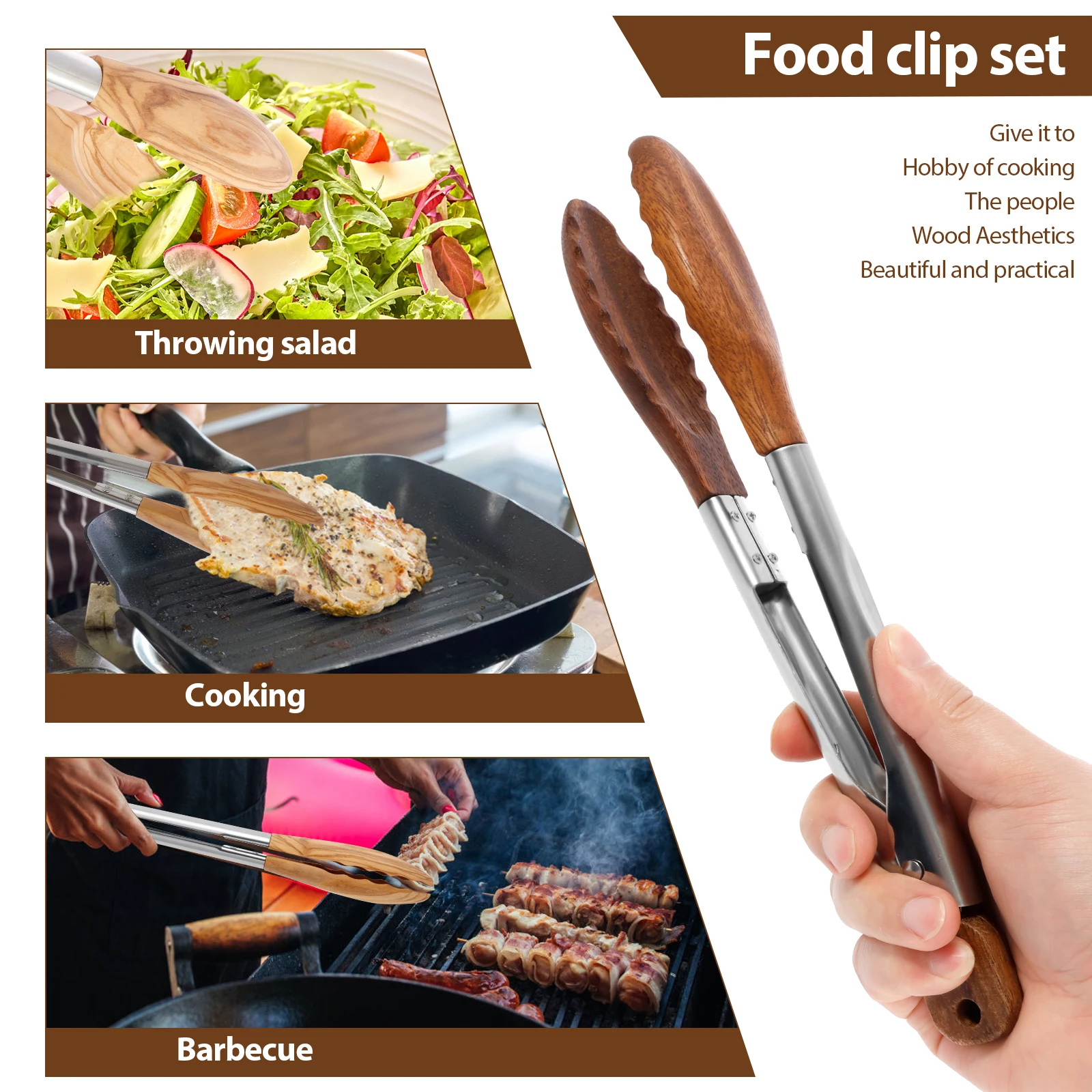 2 Pinze da Cucina in Legno Ant - Storage Tips For Food recensione e prezzo