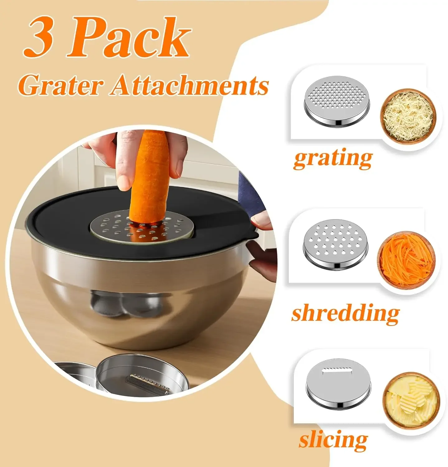 Set di 6 Ciotole in Acciaio In - Food Storage With Lids recensione e prezzo