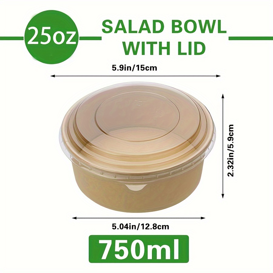 Ciotole di carta da 25 Oz/750  - Food Storage Meal Prep recensione e prezzo