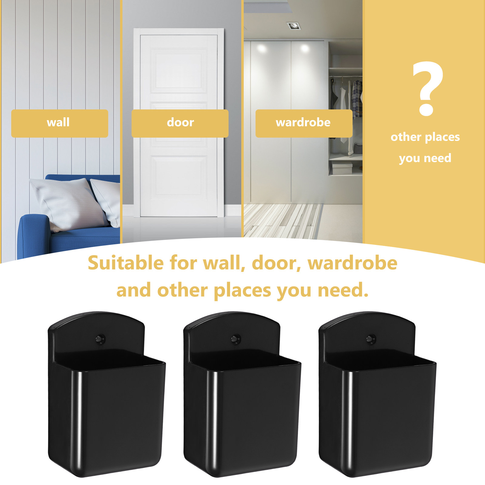 3 set di supporti da parete pe - Food Storage Home recensione e prezzo