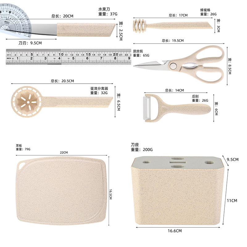 Set di coltelli da cucina e ta - Food Storage Small recensione e prezzo